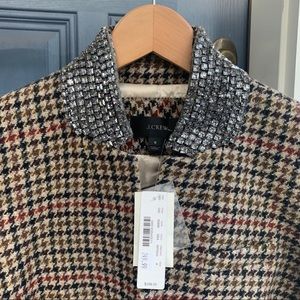 J.Crew Rhinestone Collar Blazer